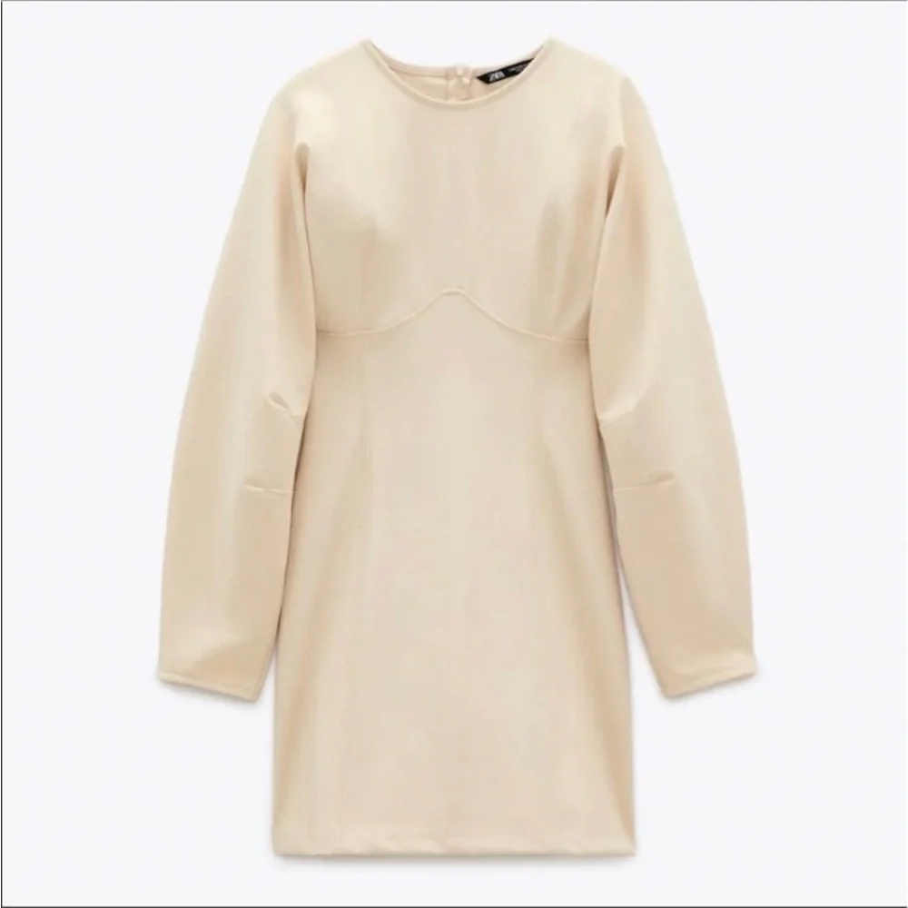 Zara Neoprene Effect Dress - Picture 3 of 11